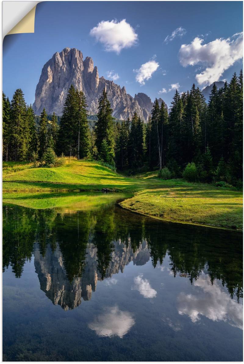 Artland Wandbild »Sommer in Südtirol«, Berge & Alpenbilder, (1 St.), als Alubild, Leinwandbild, Wandaufkleber oder Poster in versch. Grössen von Artland