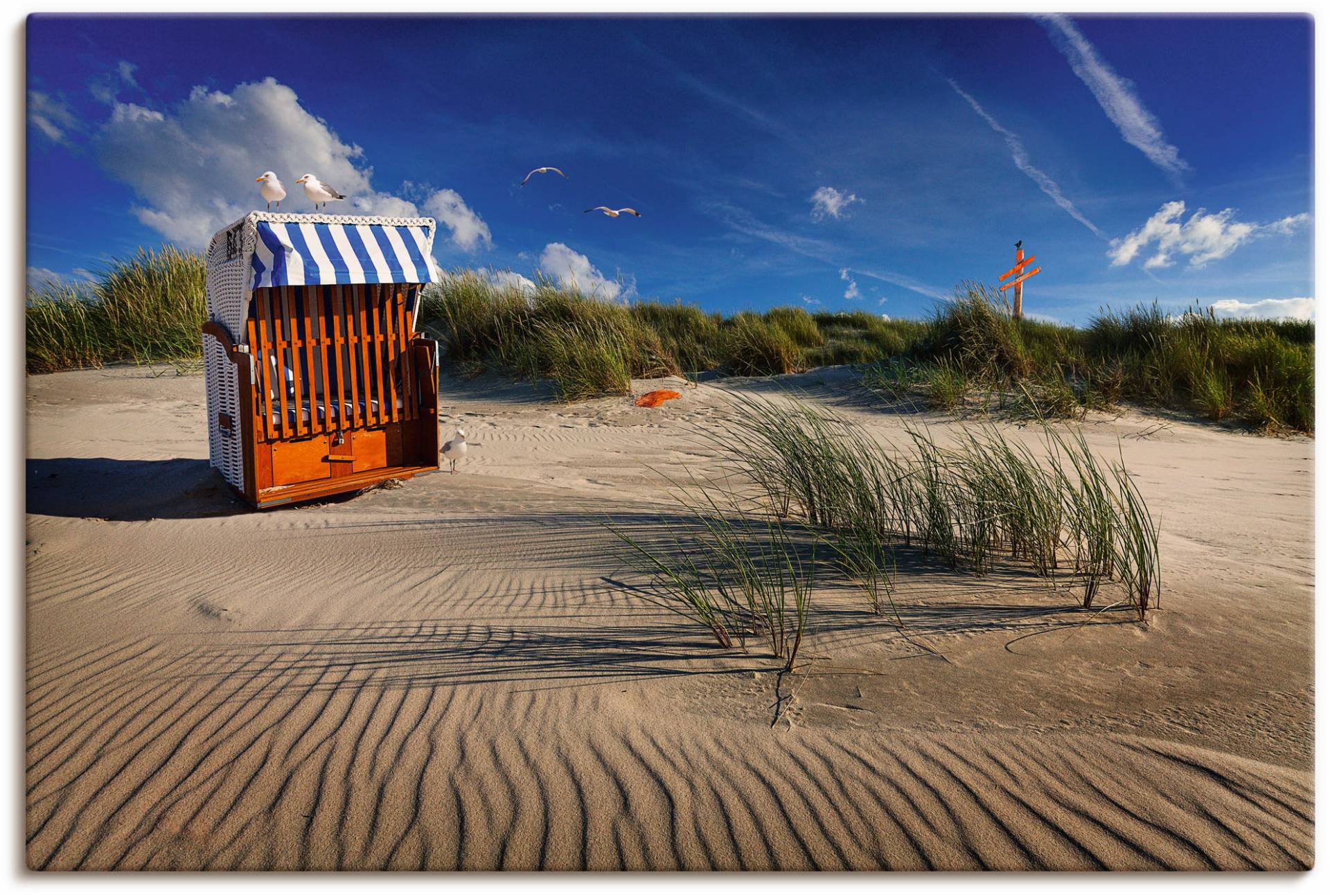 Artland Wandbild »Sommerbriese am Meer«, Strandbilder, (1 St.), als Alubild, Leinwandbild, Wandaufkleber oder Poster in versch. Grössen von Artland