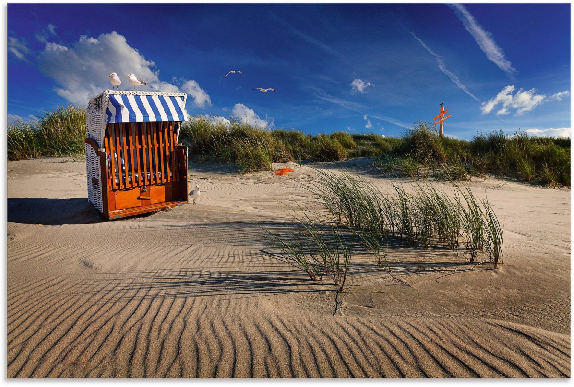 Artland Wandbild »Sommerbriese am Meer«, Strandbilder, (1 St.), als Alubild, Leinwandbild, Wandaufkleber oder Poster in versch. Grössen von Artland