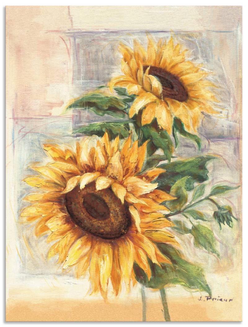 Artland Wandbild »Sonnenblumen II«, Blumen, (1 St.), als Alubild, Outdoorbild, Leinwandbild, Poster, Wandaufkleber von Artland