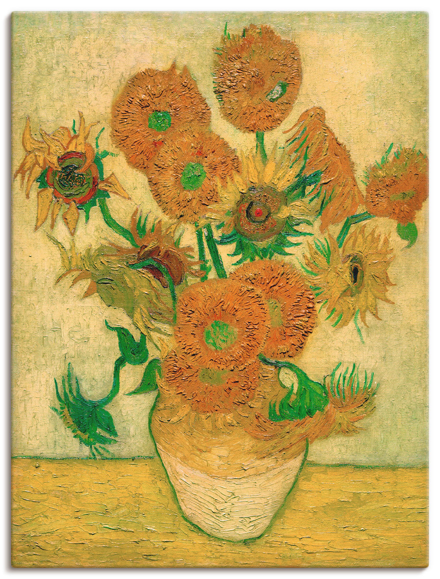 Artland Leinwandbild »Sonnenblumen«, Blumen, (1 St.), auf Keilrahmen gespannt von Artland