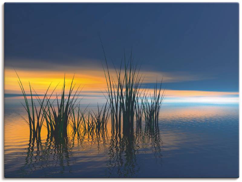 Artland Wandbild »Sonnenuntergang III«, Gewässer, (1 St.), als Leinwandbild, Wandaufkleber in verschied. Grössen von Artland