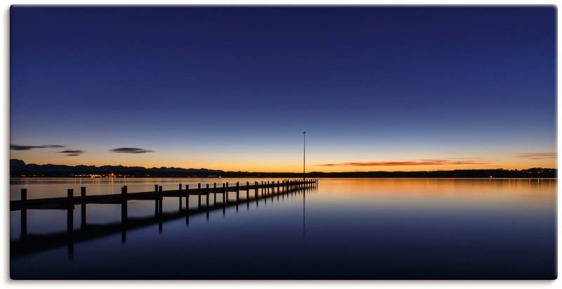 Artland Wandbild »Sonnenuntergang am Starnberger See I«, Seebilder, (1 St.), als Alubild, Leinwandbild, Wandaufkleber oder Poster in versch. Grössen von Artland