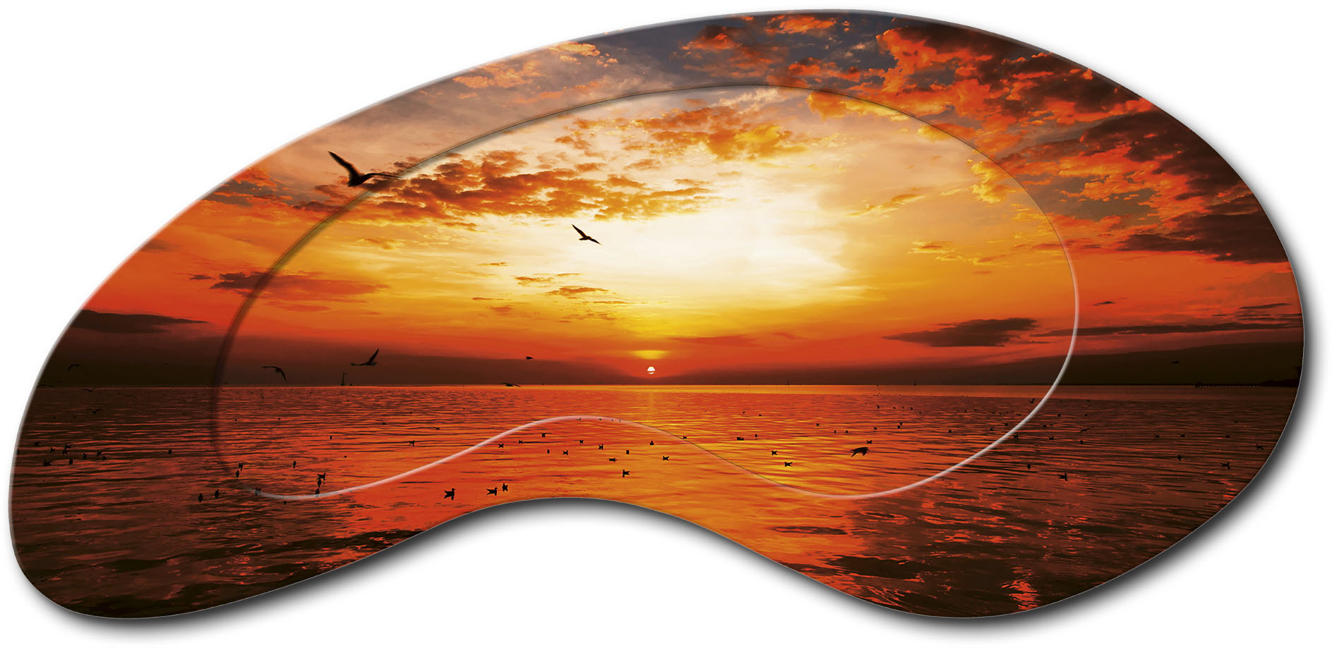 Artland Wandbild »Sonnenuntergang am Strand«, Sonnenaufgang & -untergang, (1 St.), als Leinwandbild, Poster, Wandaufkleber in verschied. Grössen von Artland