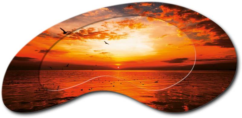 Artland Wandbild »Sonnenuntergang am Strand«, Sonnenaufgang & -untergang, (1 St.), als Leinwandbild, Poster, Wandaufkleber in verschied. Grössen von Artland