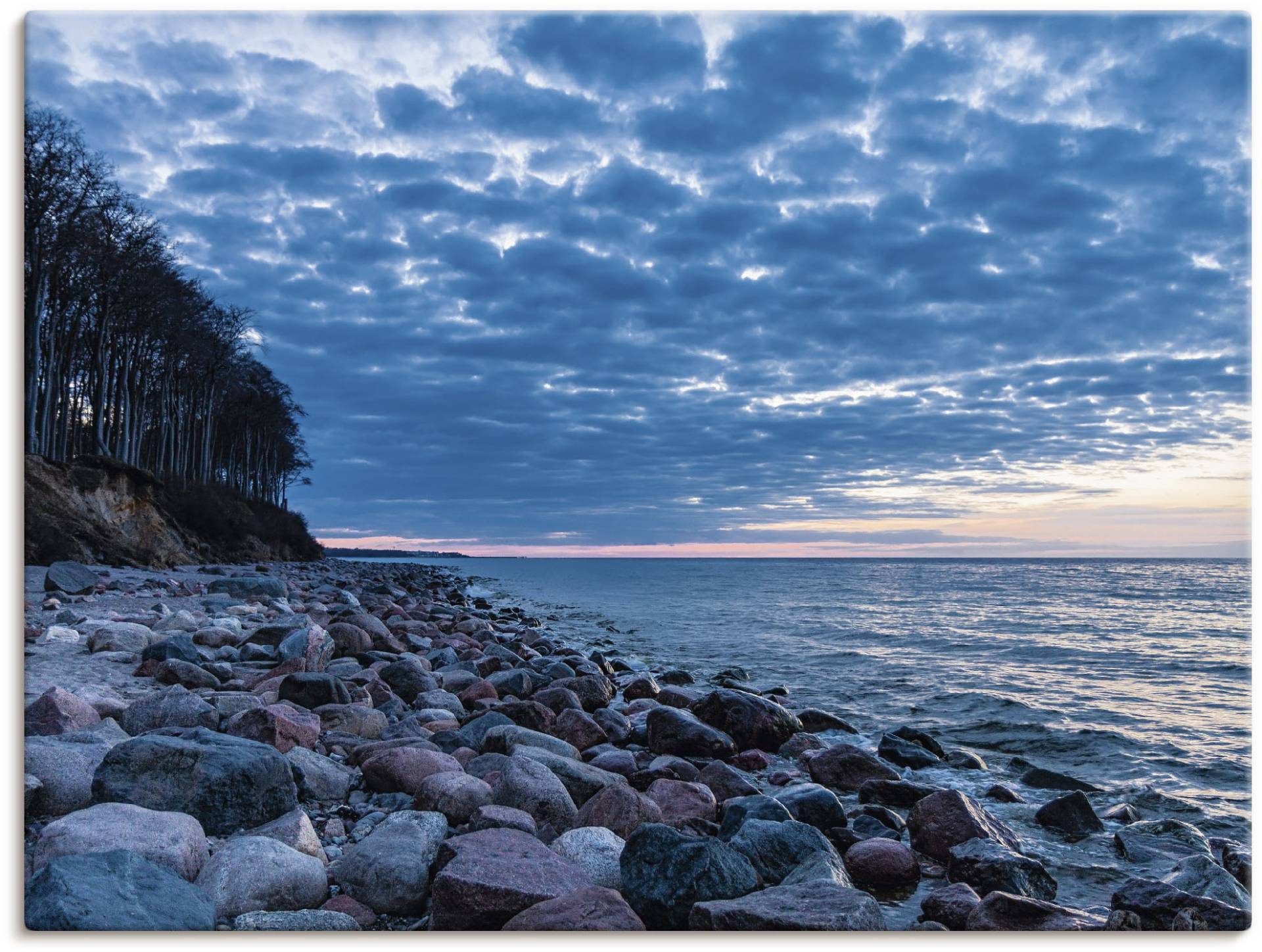 Artland Wandbild »Steine an der Küste der Ostsee«, Küste, (1 St.), als Leinwandbild, Wandaufkleber in verschied. Grössen von Artland