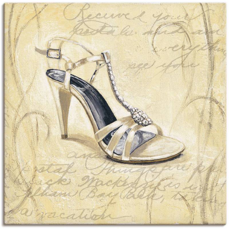 Artland Wandbild »Stiletto I - Schuh«, Mode, (1 St.), als Leinwandbild, Wandaufkleber in verschied. Grössen von Artland