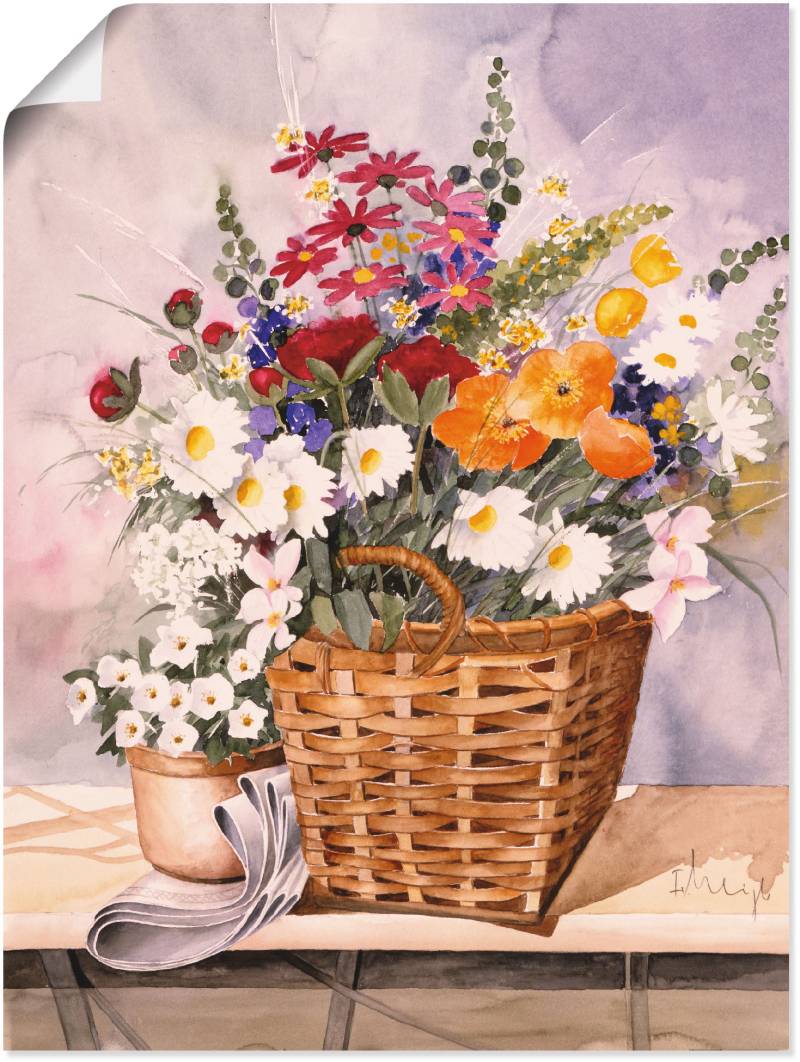 Artland Wandbild »Stillleben mit Kürbissen«, Blumen, (1 St.), als Leinwandbild, Poster in verschied. Grössen von Artland