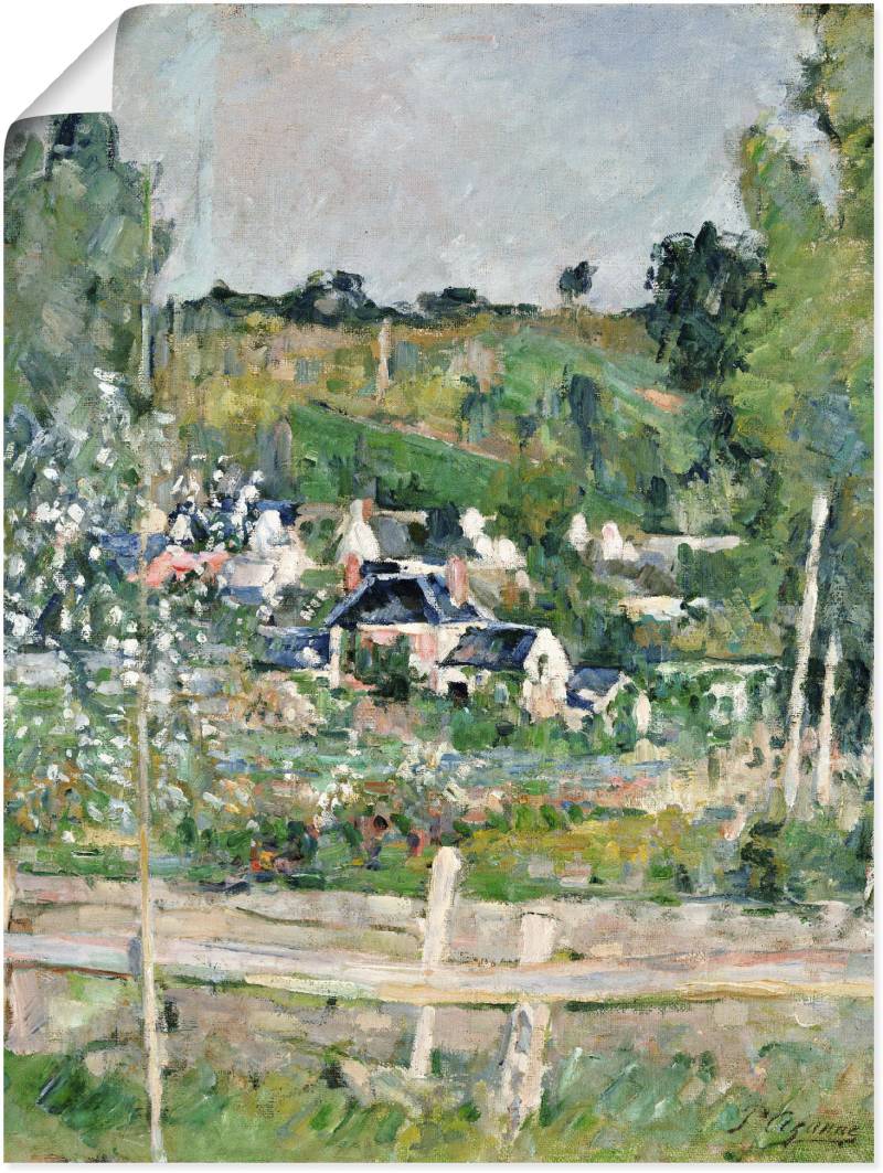 Artland Kunstdruck »Stillleben mit italienischer Fayence«, Garten, (1 St.), als Leinwandbild, Wandaufkleber oder Poster in versch. Grössen von Artland