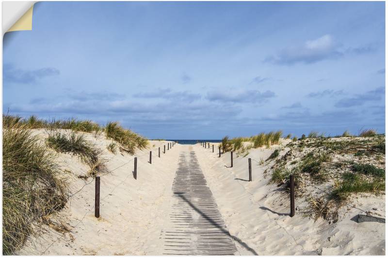 Artland Wandbild »Strandaufgang an Küste der Ostsee«, Strandbilder, (1 St.), als Alubild, Outdoorbild, Leinwandbild, Poster, Wandaufkleber von Artland