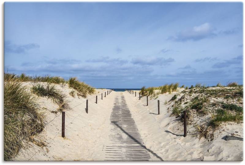 Artland Wandbild »Strandaufgang an Küste der Ostsee«, Strandbilder, (1 St.), als Alubild, Outdoorbild, Leinwandbild, Poster, Wandaufkleber von Artland