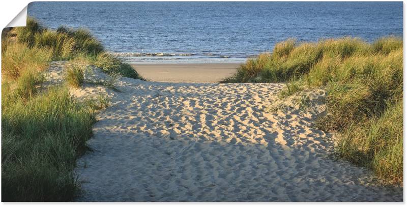 Artland Wandbild »Strandaufgang«, Strand, (1 St.), als Alubild, Outdoorbild, Leinwandbild, Poster, Wandaufkleber von Artland