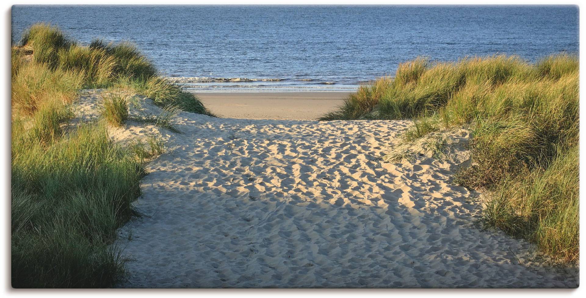 Artland Wandbild »Strandaufgang«, Strand, (1 St.), als Alubild, Outdoorbild, Leinwandbild, Poster, Wandaufkleber von Artland