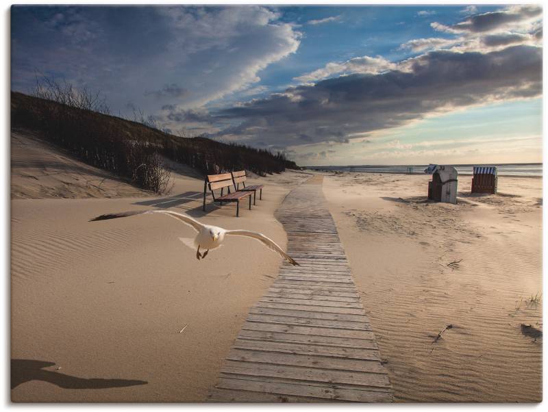 Artland Leinwandbild »Strandimpressionen«, Strand, (1 St.), auf Keilrahmen gespannt von Artland