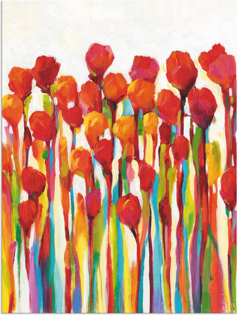 Artland Wandbild »Strotzen mit Farben I«, Blumenwiese, (1 St.), als Leinwandbild, Poster in verschied. Grössen von Artland