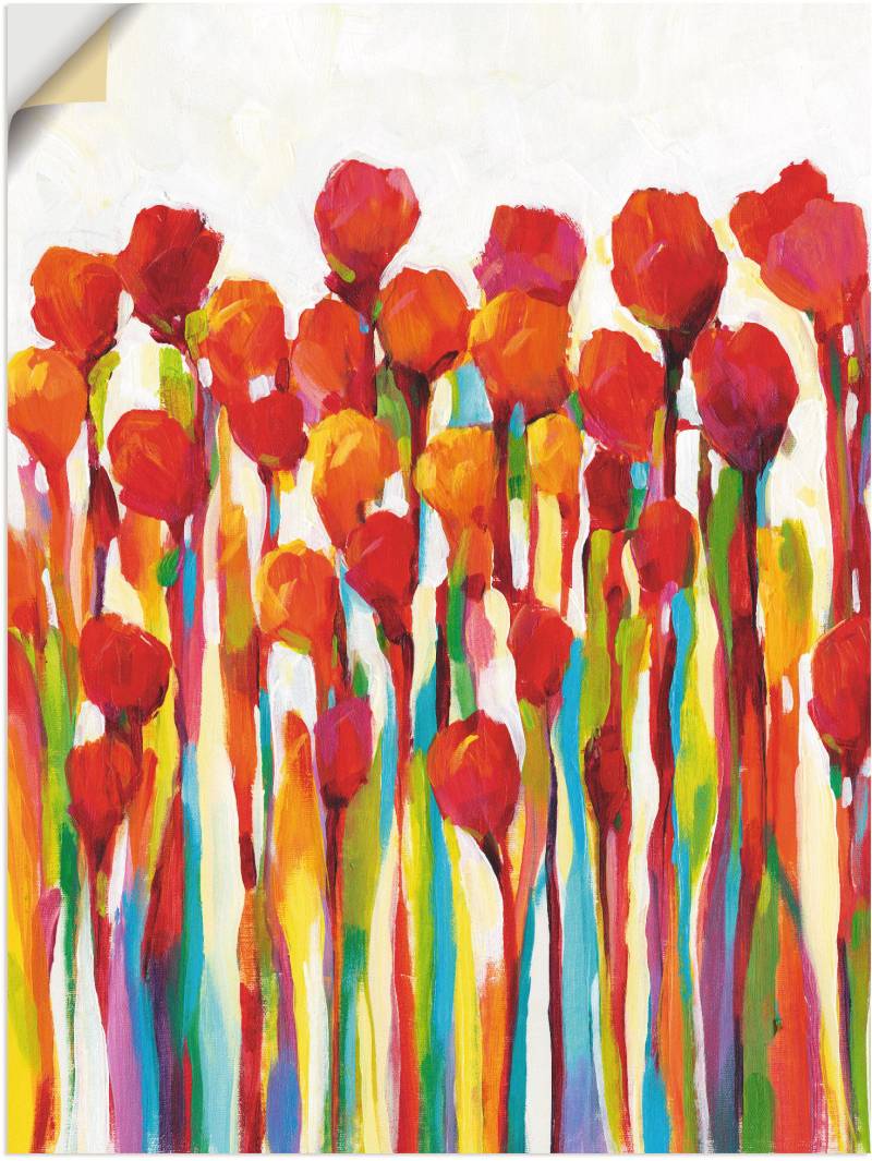 Artland Wandbild »Strotzen mit Farben I«, Blumenwiese, (1 St.), als Leinwandbild, Poster in verschied. Grössen von Artland