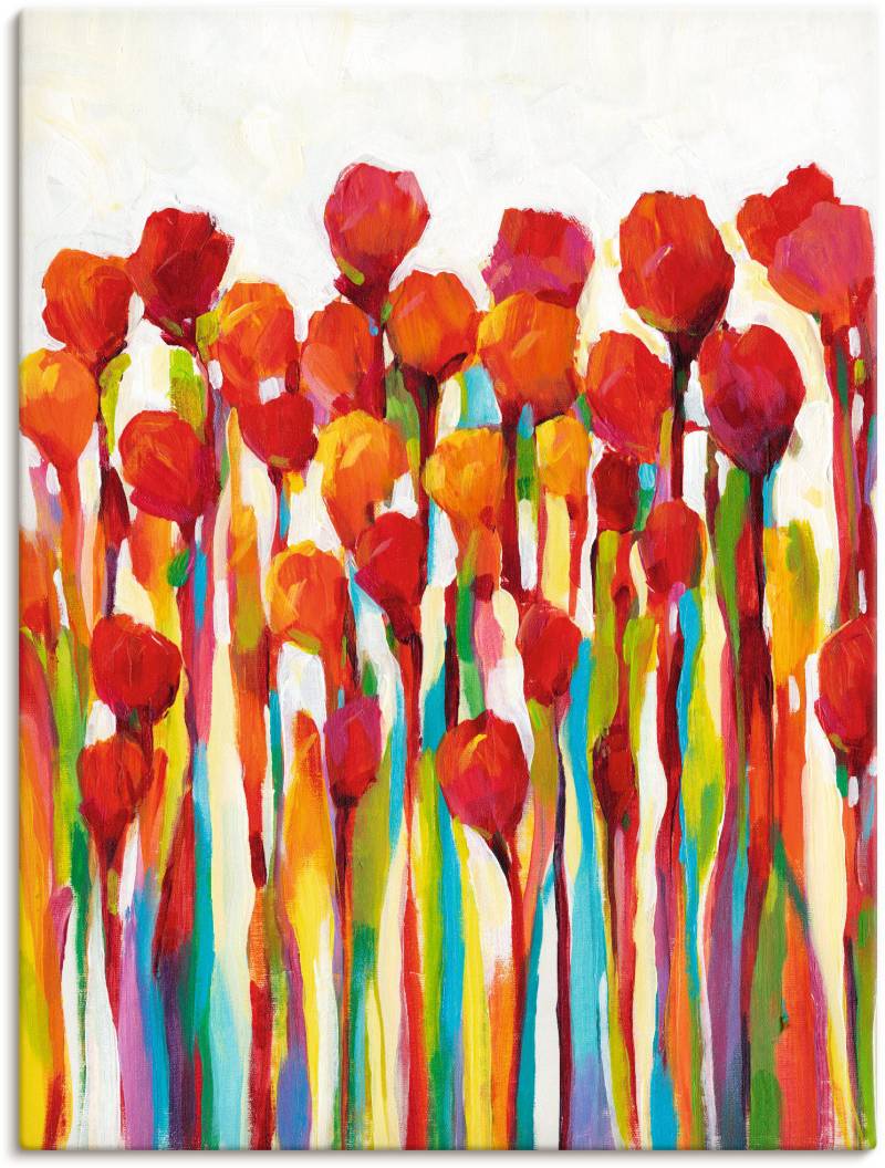 Artland Wandbild »Strotzen mit Farben I«, Blumenwiese, (1 St.), als Leinwandbild, Poster in verschied. Grössen von Artland