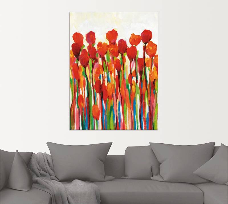 Artland Wandbild »Strotzen mit Farben II«, Blumenwiese, (1 St.), als Alubild, Leinwandbild, Wandaufkleber oder Poster in versch. Grössen von Artland