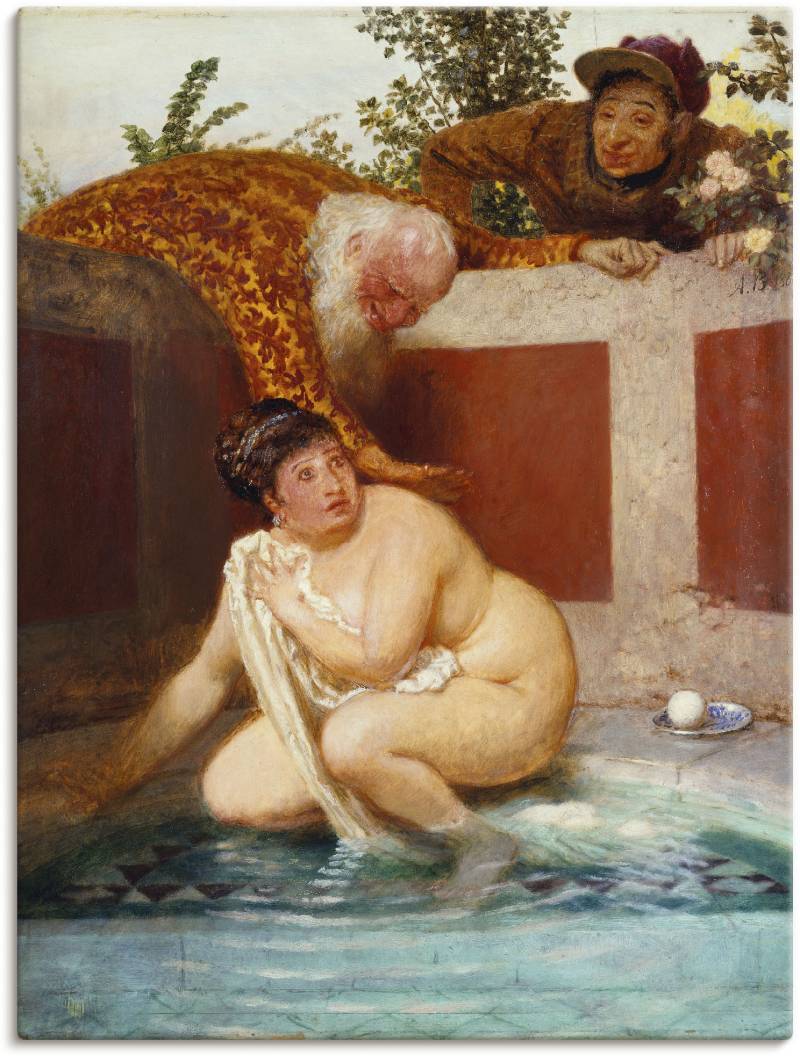 Artland Wandbild »Susanna im Bade. 1888«, Frau, (1 St.), als Leinwandbild, Poster in verschied. Grössen von Artland