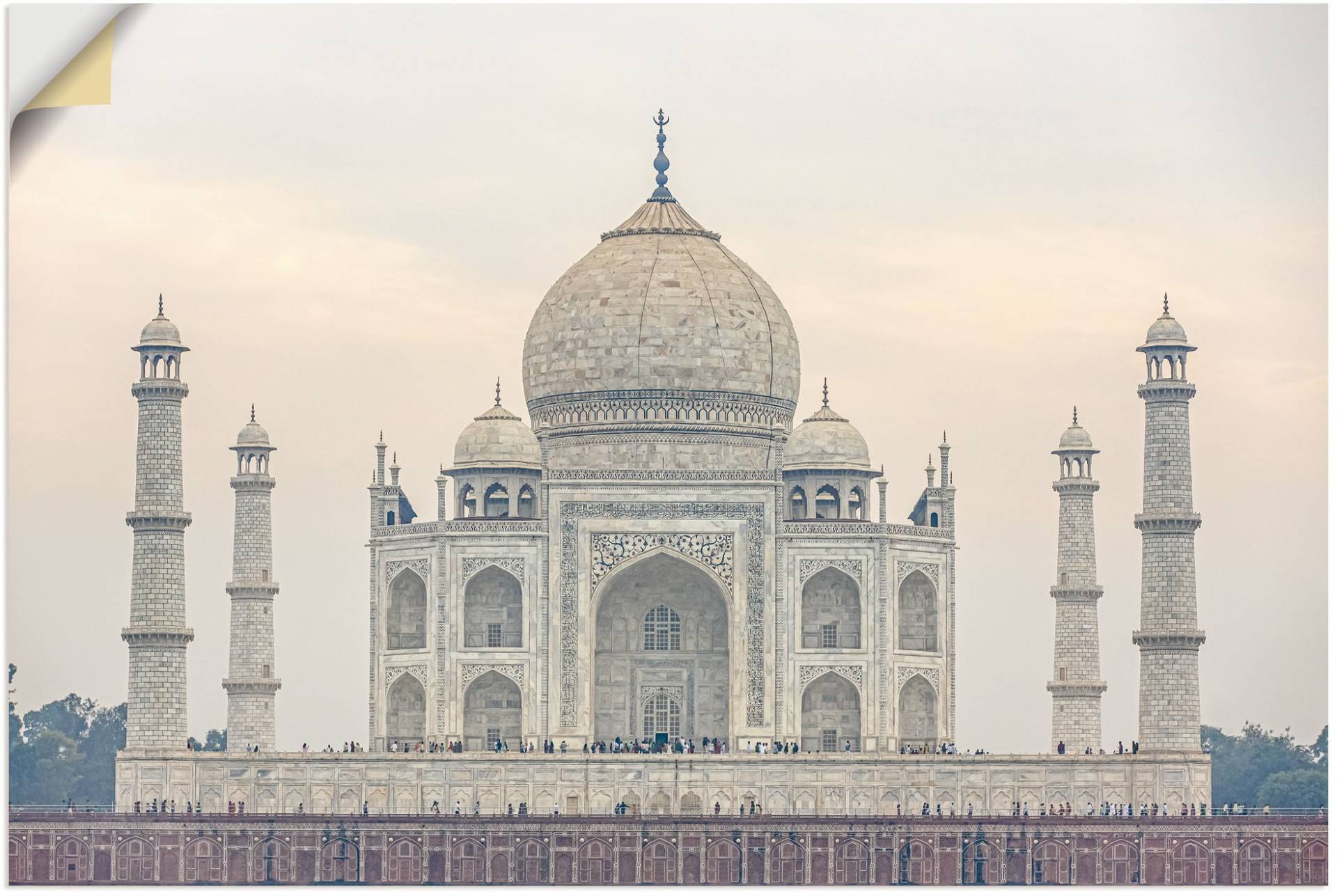 Artland Wandbild »Taj Mahal«, Gebäude, (1 St.), als Alubild, Outdoorbild, Poster in verschied. Grössen von Artland