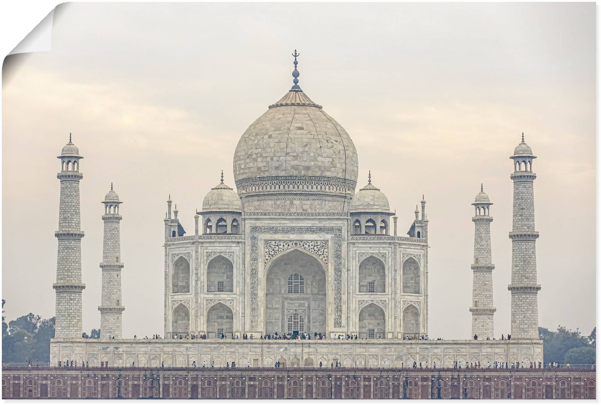 Artland Wandbild »Taj Mahal«, Gebäude, (1 St.), als Alubild, Outdoorbild, Poster in verschied. Grössen von Artland