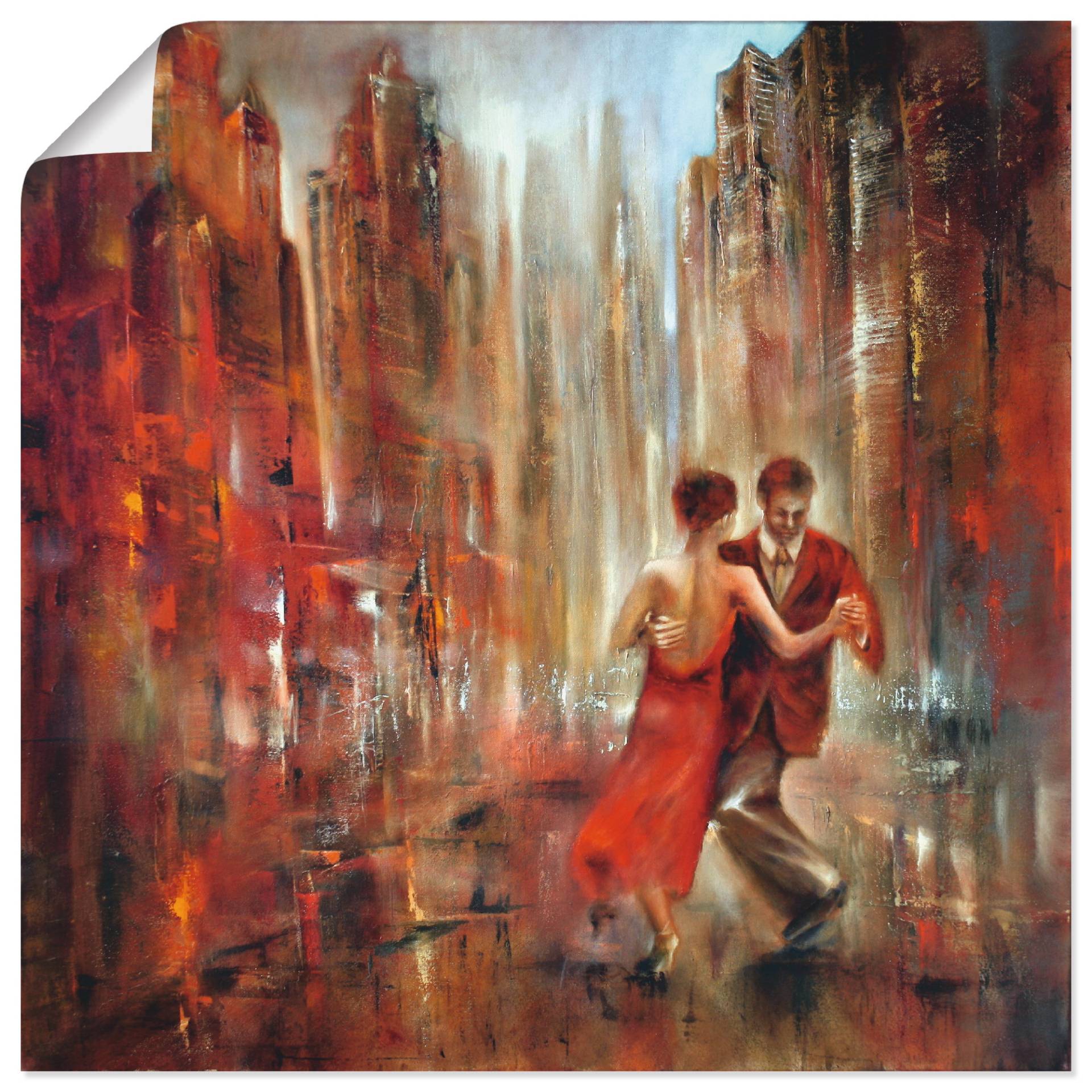 Artland Wandbild »Tango«, Sport, (1 St.), als Alubild, Outdoorbild, Leinwandbild, Poster in verschied. Grössen von Artland