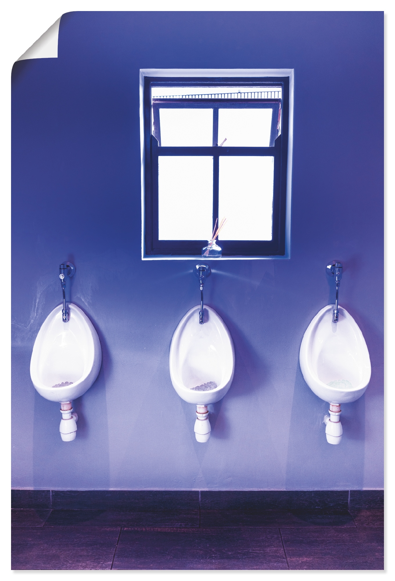 Artland Poster »Toilette«, Innenarchitektur, (1 St.), als Alubild, Leinwandbild, Wandaufkleber oder Poster in versch. Grössen von Artland