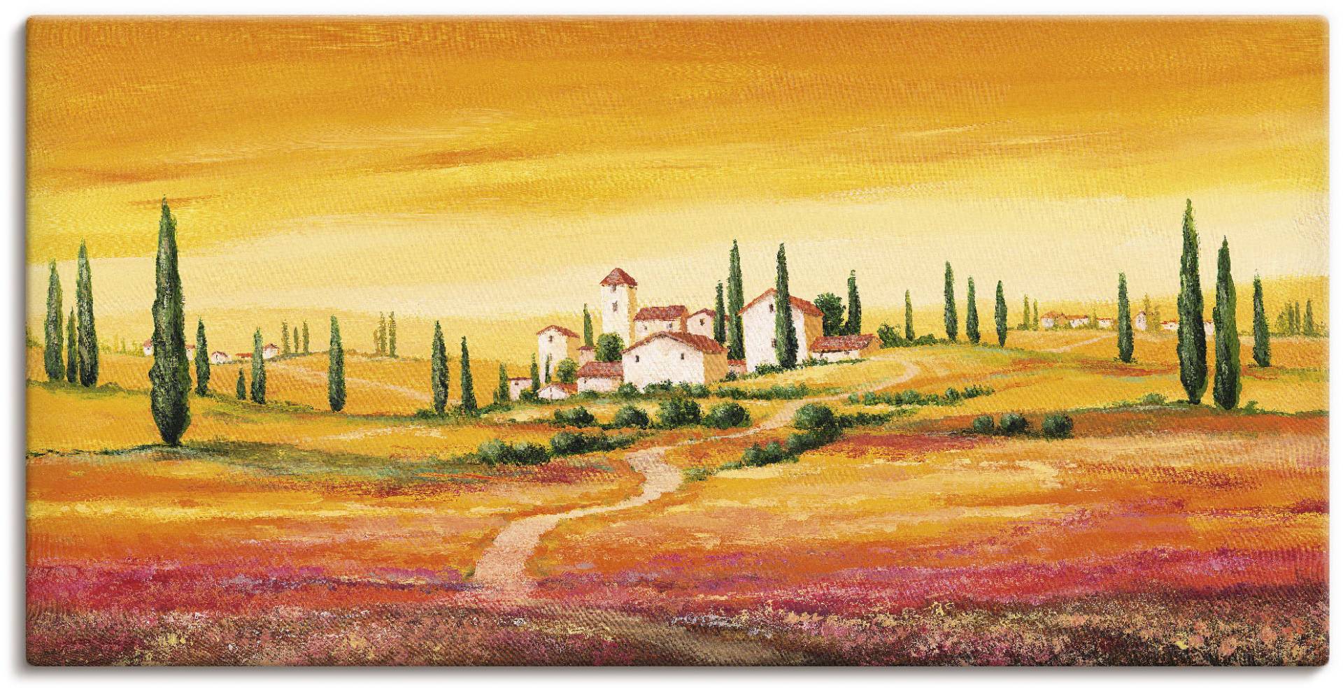 Artland Wandbild »Traumhafte toskanische Landschaft«, Europa, (1 St.), als Alubild, Outdoorbild, Leinwandbild, Poster, Wandaufkleber Artland Wandbild »Traumhafte toskanische Landschaft«, Europa, (1 St.), als Alubild, Outdoorbild, Leinwandbild, Poster, Wandaufkleber von Artland