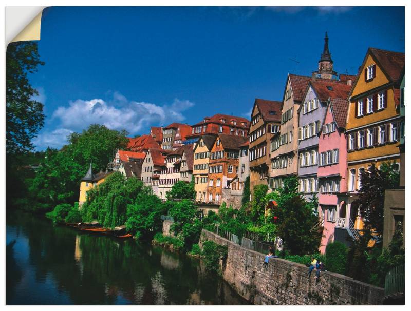 Artland Wandbild »Tübingen am Neckar«, Garten, (1 St.), als Alubild, Leinwandbild, Wandaufkleber oder Poster in versch. Grössen von Artland