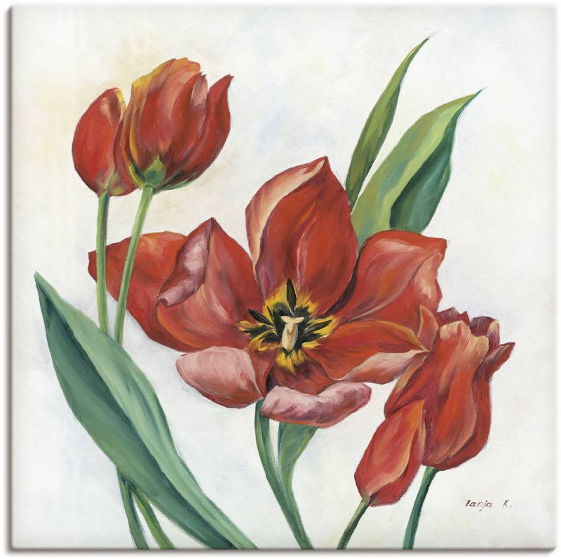 Artland Wandbild »Tulpen I«, Blumenbilder, (1 St.), als Leinwandbild, Poster in verschied. Grössen von Artland