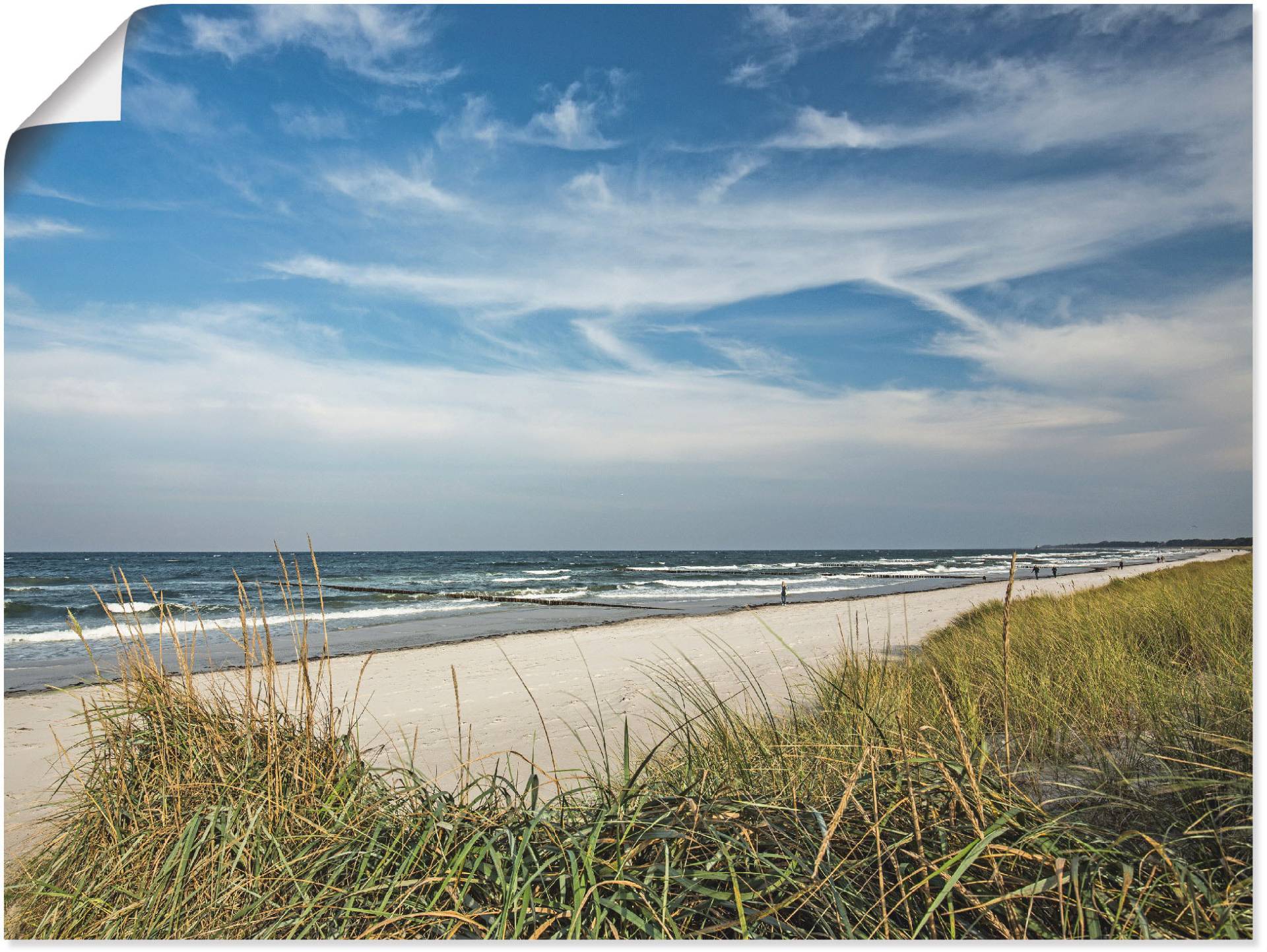 Artland Wandbild »Urlaubfeeling«, Strand, (1 St.), als Leinwandbild, Poster in verschied. Grössen von Artland