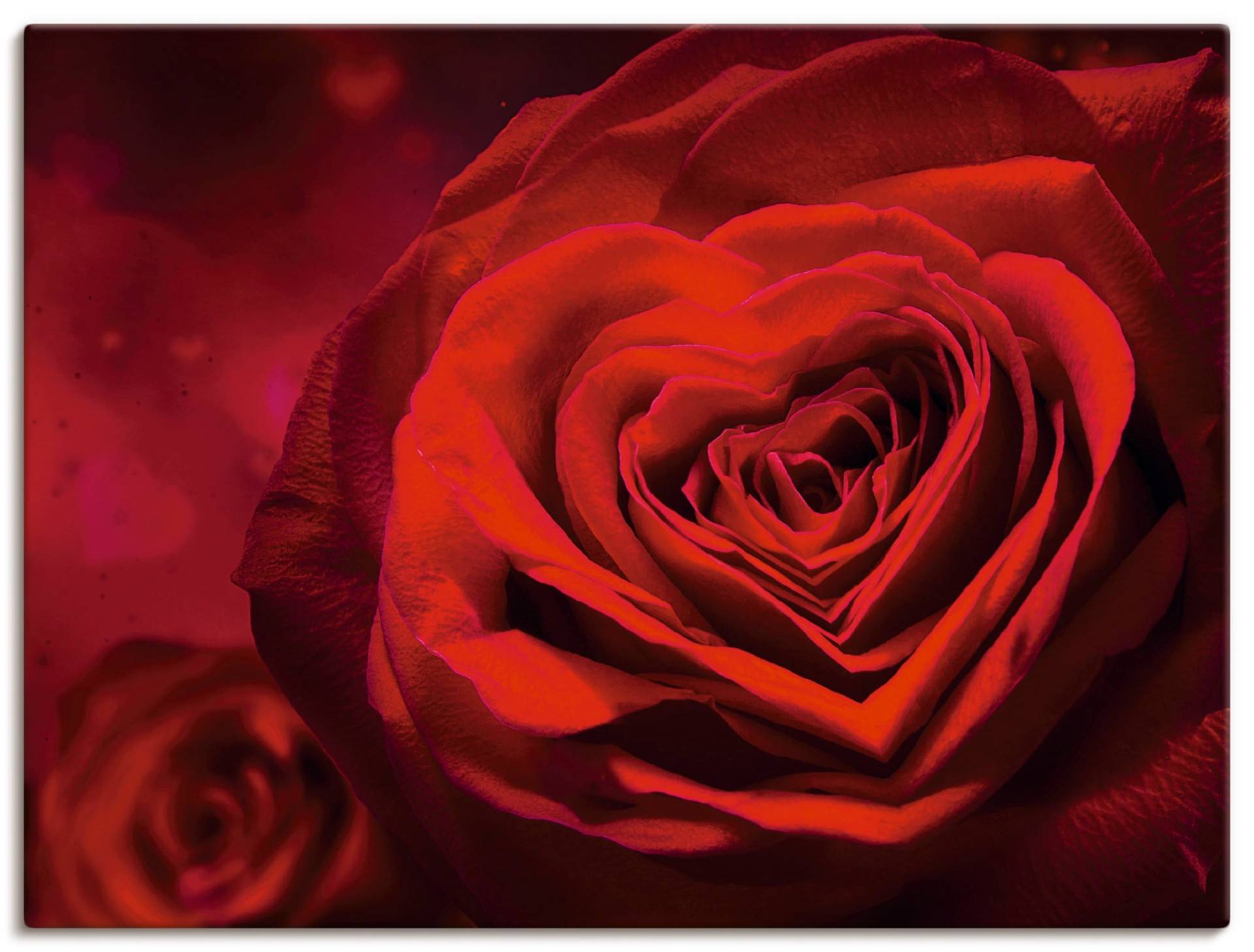 Artland Wandbild »Valentinseinladung mit Herzen und Rosen«, Blumen, (1 St.), als Leinwandbild, Poster, Wandaufkleber in verschied. Grössen Artland Wandbild »Valentinseinladung mit Herzen und Rosen«, Blumen, (1 St.), als Leinwandbild, Poster, Wandaufkleber in verschied. Grössen von Artland