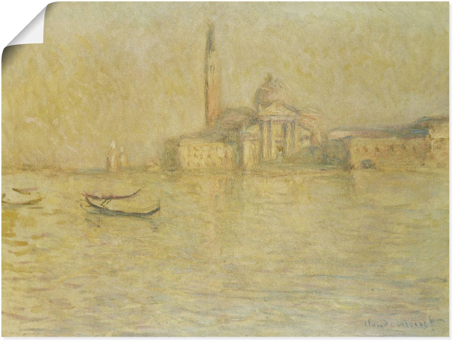 Artland Wandbild »Venedig, San Giorgio Maggiore.«, Europa, (1 St.), als Alubild, Leinwandbild, Wandaufkleber oder Poster in versch. Grössen von Artland