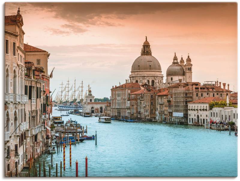 Artland Wandbild »Venedig Canal Grande I«, Italien, (1 St.), als Alubild, Outdoorbild, Leinwandbild, Poster, Wandaufkleber von Artland