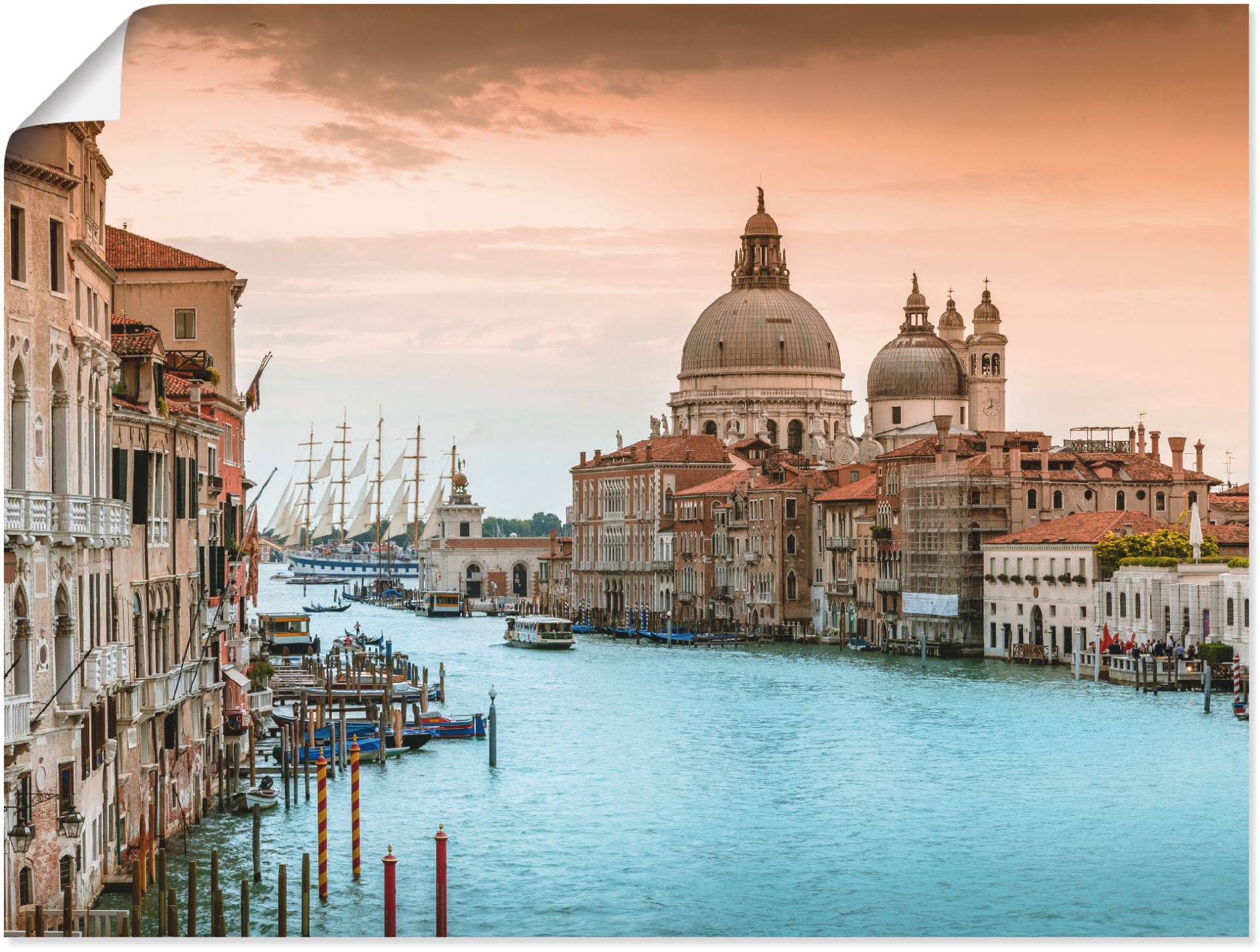 Artland Wandbild »Venedig Canal Grande I«, Italien, (1 St.), als Alubild, Outdoorbild, Leinwandbild, Poster, Wandaufkleber von Artland