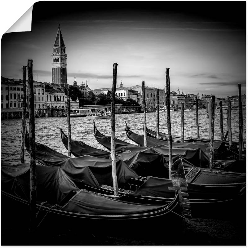 Artland Poster »Venedig Canal Grande & Markusturm II«, Italien, (1 St.), als Alubild, Leinwandbild, Wandaufkleber oder Poster in versch. Grössen von Artland