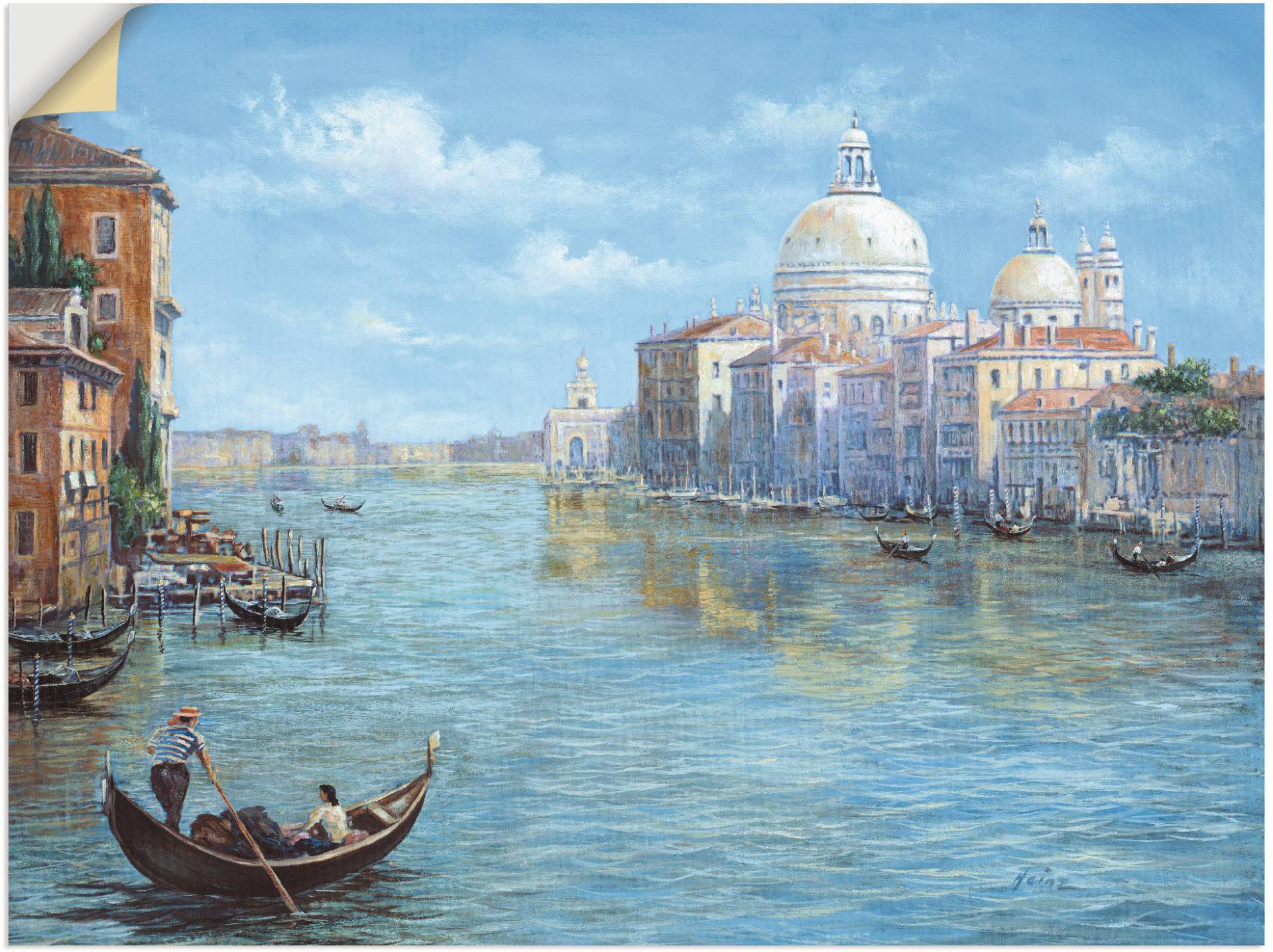 Artland Wandbild »Venedig«, Europa, (1 St.), als Leinwandbild, Poster, Wandaufkleber in verschied. Grössen von Artland