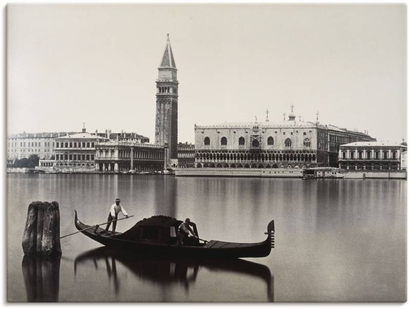 Artland Wandbild »Venedig: Blick auf Markusbibliothek«, Italien, (1 St.), als Leinwandbild, Wandaufkleber oder Poster in versch. Grössen von Artland