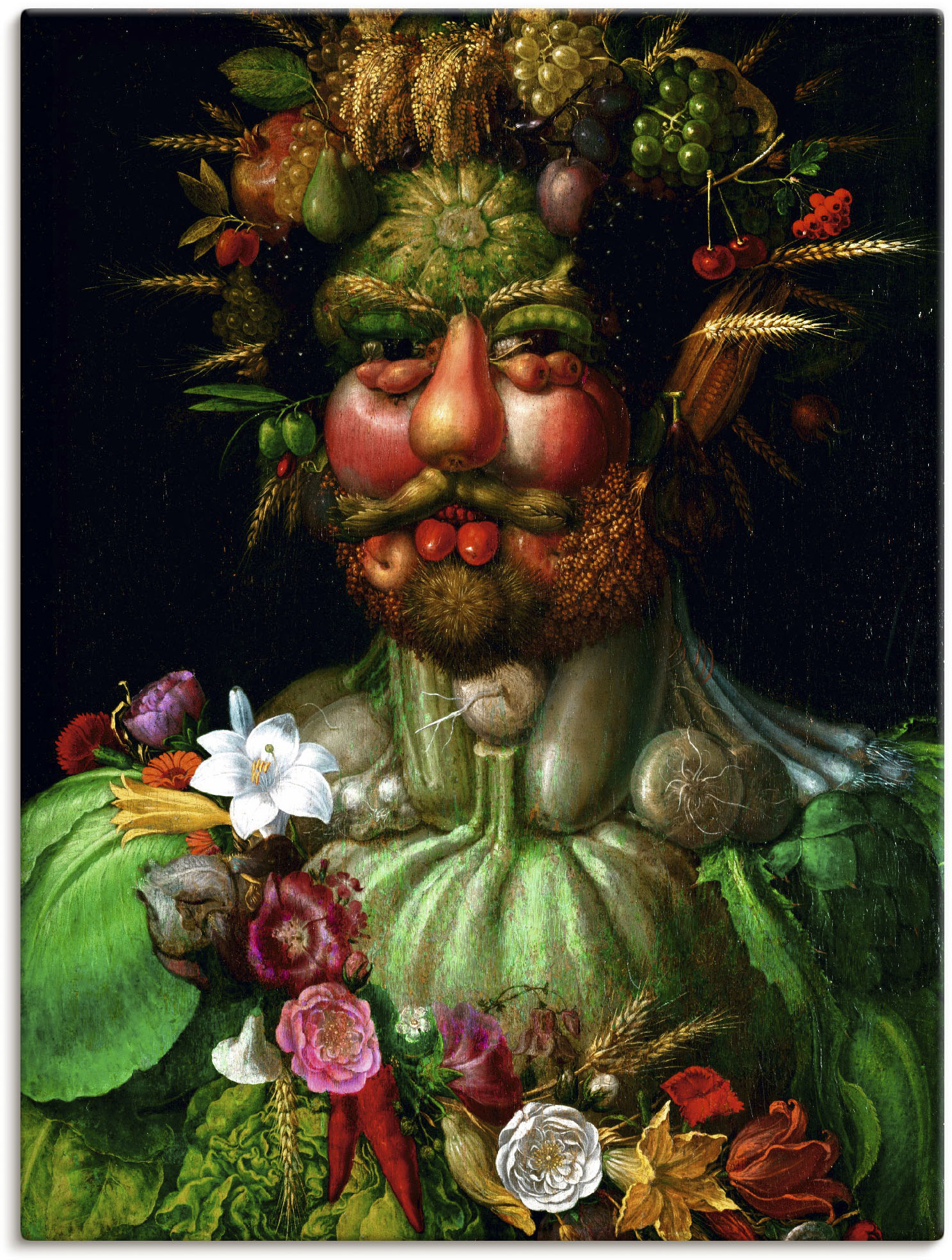 Artland Wandbild »Vertumnus (Kaiser Rudolf II.). 1590«, Porträts, (1 St.), als Leinwandbild, Poster in verschied. Grössen von Artland