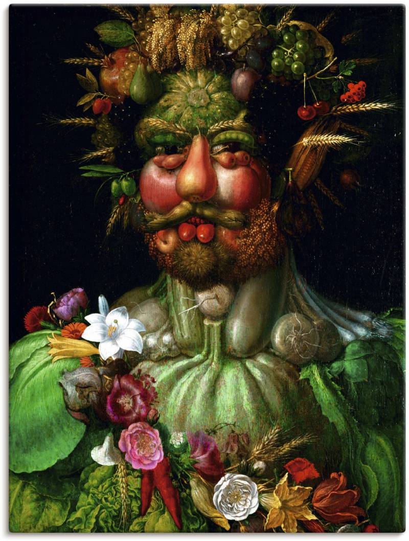 Artland Wandbild »Vertumnus (Kaiser Rudolf II.). 1590«, Porträts, (1 St.), als Leinwandbild, Poster in verschied. Grössen von Artland