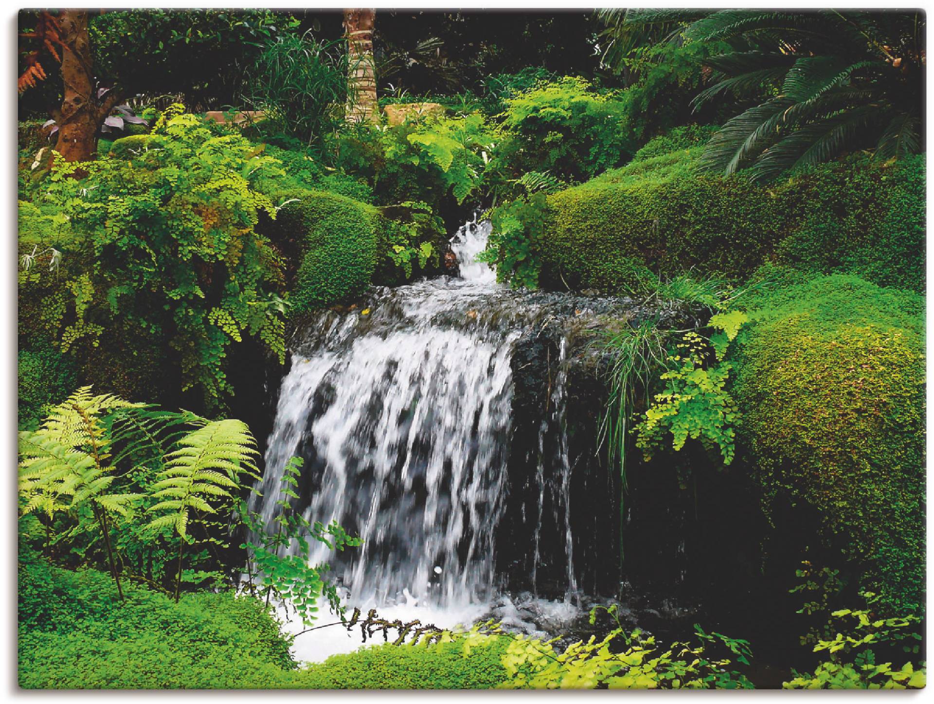 Artland Wandbild »Wasserfall«, Gewässer, (1 St.), als Leinwandbild, Wandaufkleber oder Poster in versch. Grössen von Artland