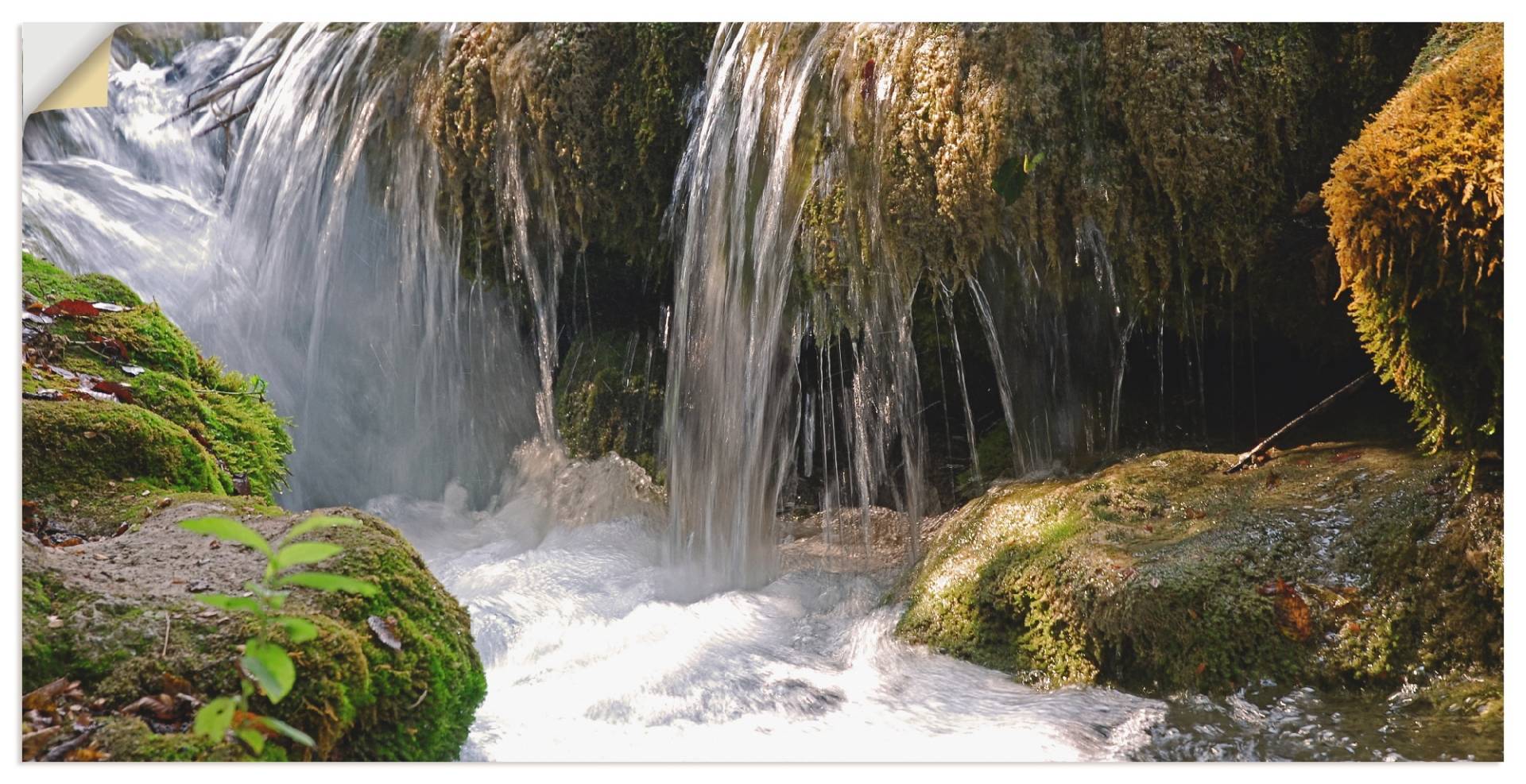 Artland Wandbild »Wasserfall«, Gewässer, (1 St.), als Leinwandbild, Poster, Wandaufkleber in verschied. Grössen von Artland