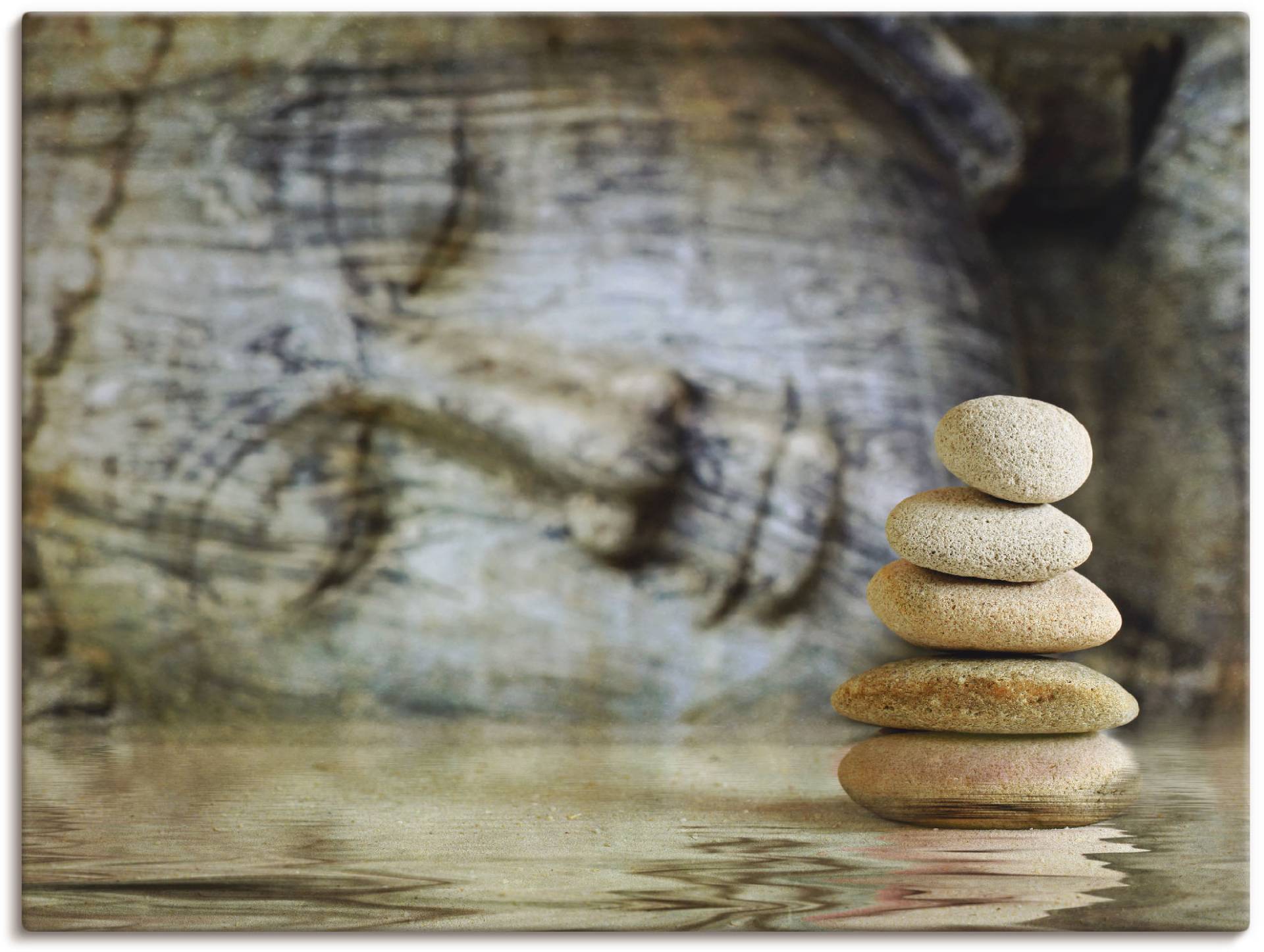 Artland Wandbild »Wassertempel«, Zen, (1 St.), als Leinwandbild in verschied. Grössen von Artland