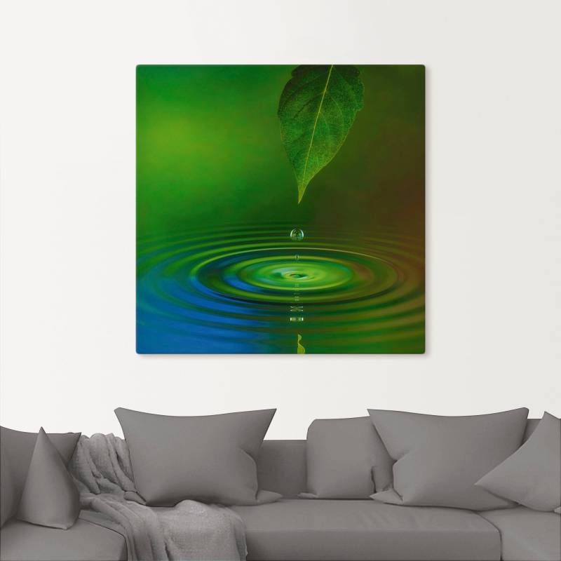 Artland Wandbild »Wassertropfen«, Zen, (1 St.), als Alubild, Outdoorbild, Leinwandbild in verschied. Grössen von Artland