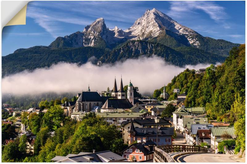 Artland Wandbild »Watzmannblick Berchtesgaden«, Deutschland, (1 St.), als Leinwandbild, Poster in verschied. Grössen von Artland