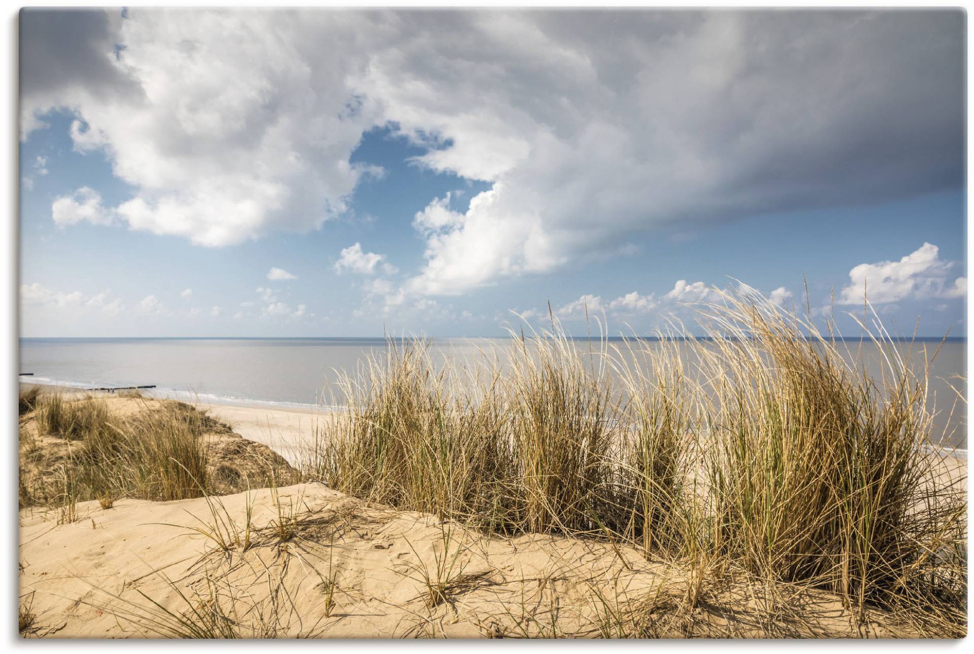 Artland Wandbild »Weg durch die Dünen am Roten Kliff«, Strandbilder, (1 St.), als Alubild, Outdoorbild, Leinwandbild, Poster in verschied. Grössen von Artland