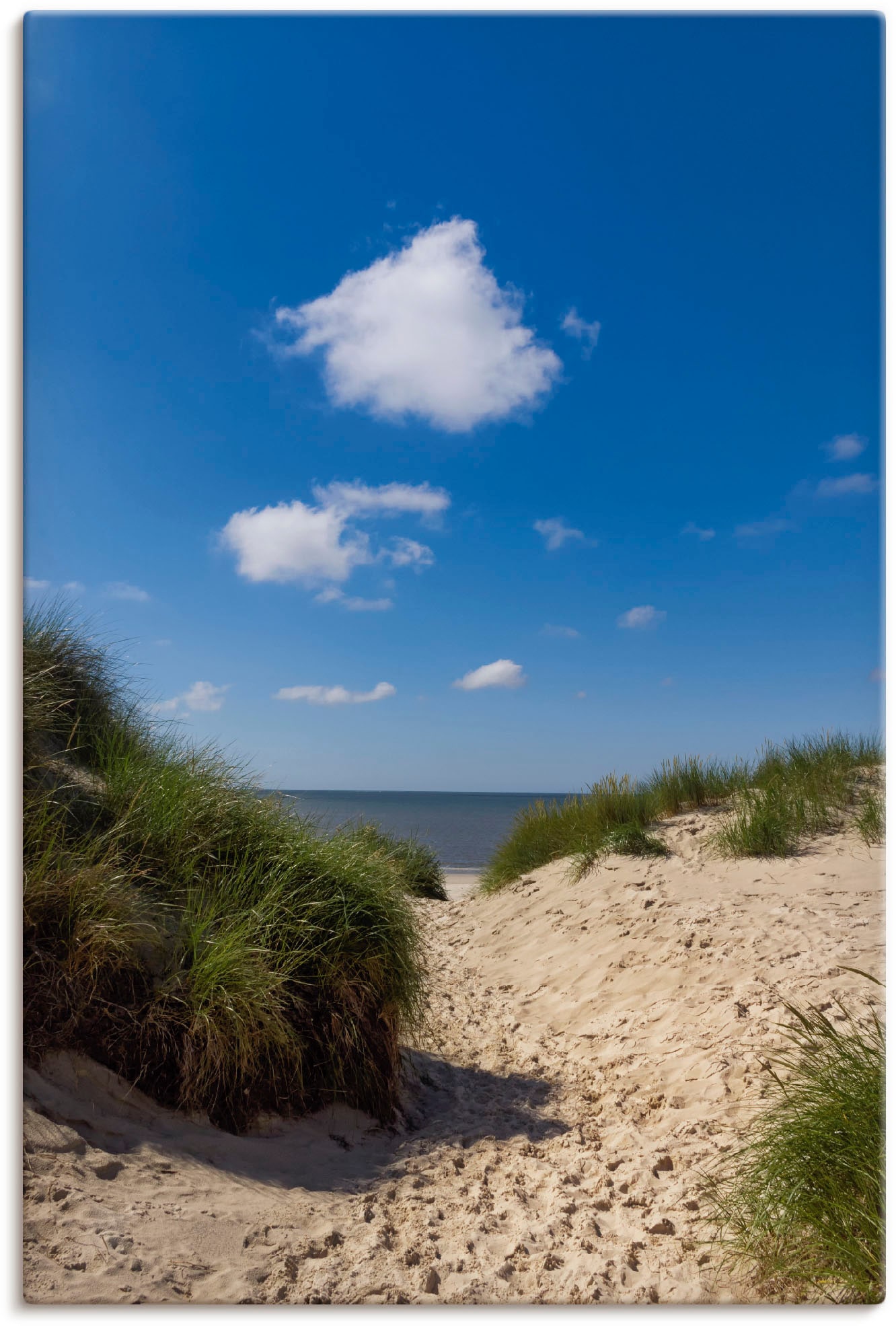 Artland Leinwandbild »Weg zum Strand I«, Strand, (1 St.) von Artland