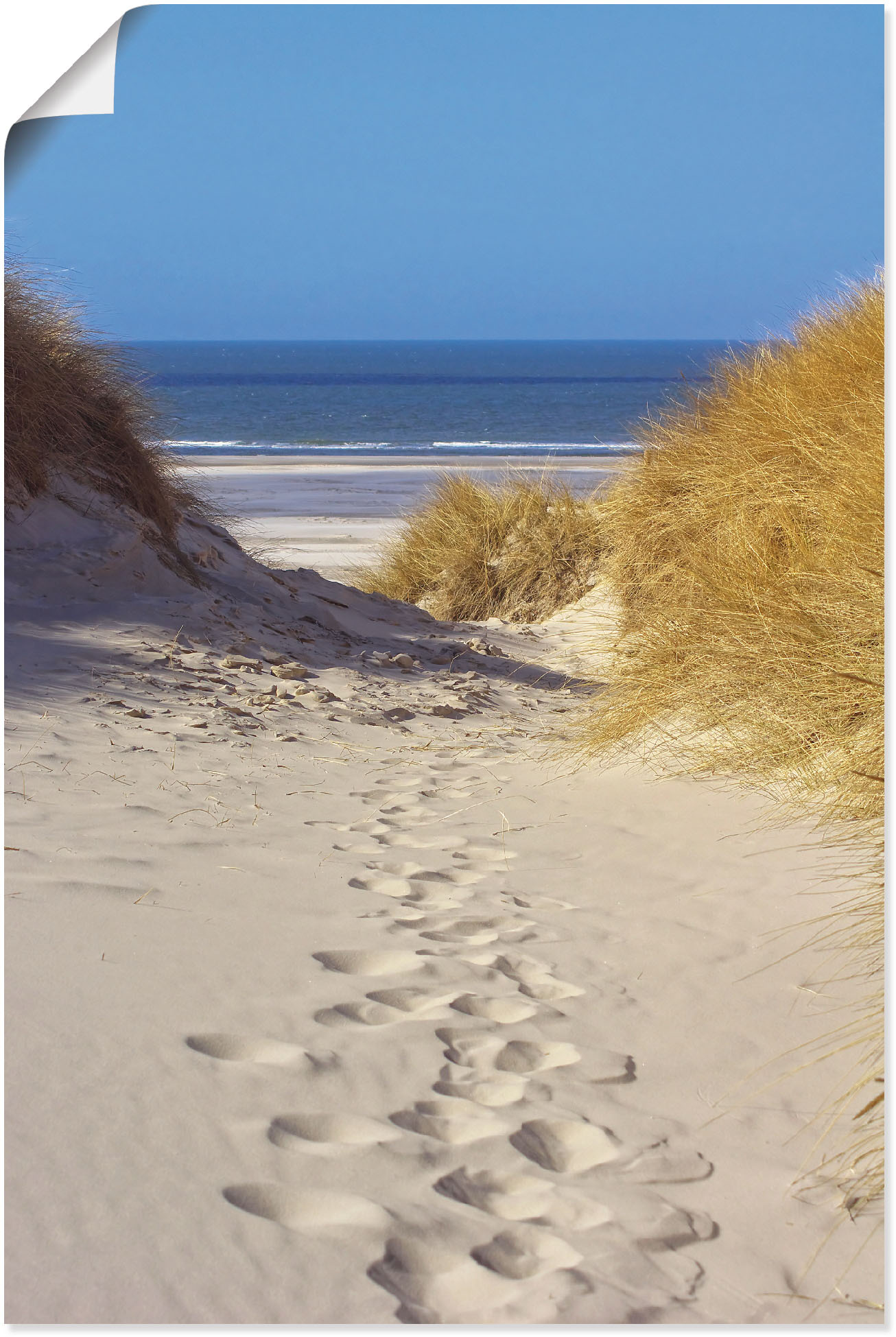 Artland Poster »Weg zum Strand II«, Strand, (1 St.) von Artland