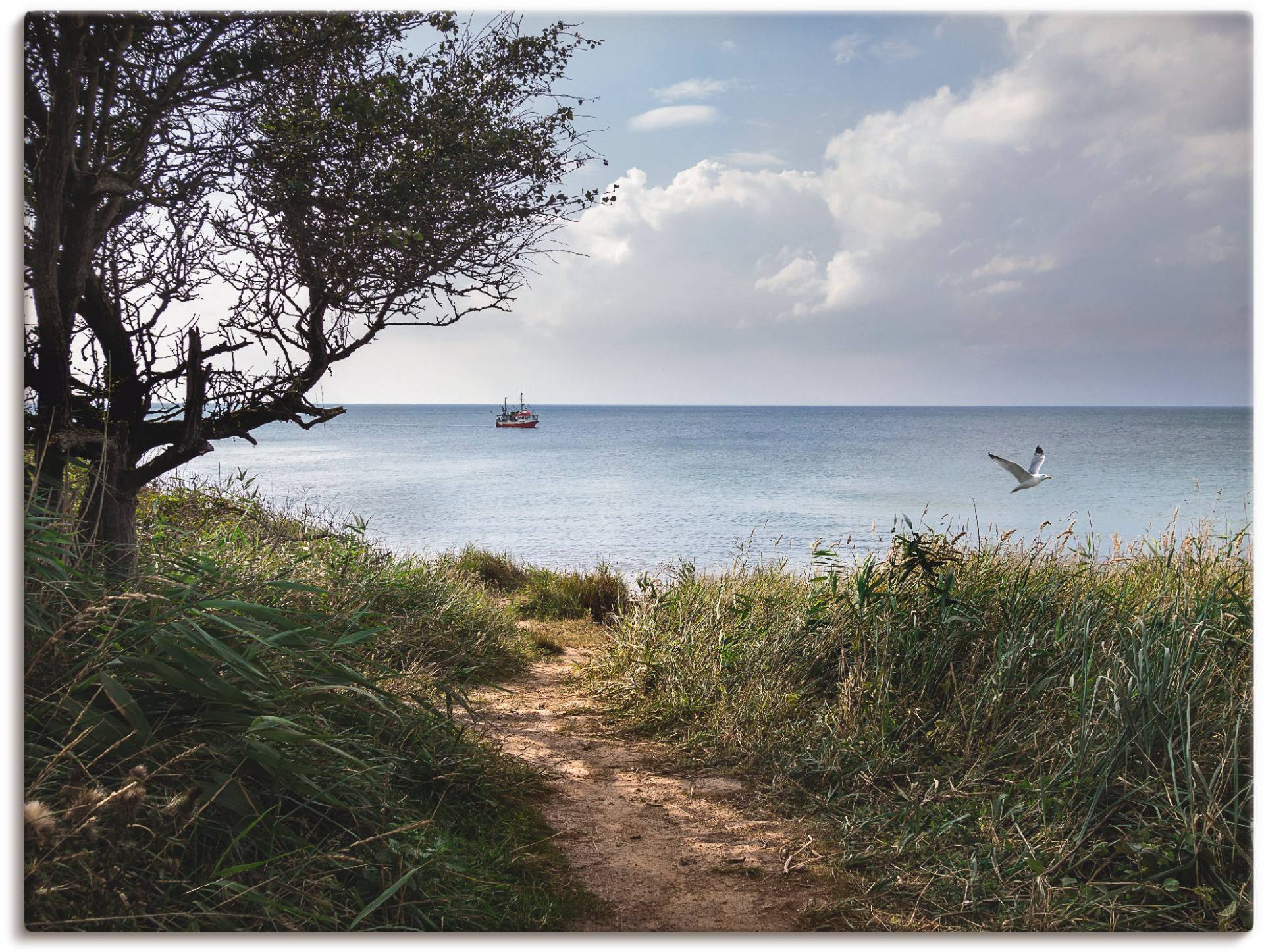 Artland Wandbild »Wege zum Meer....«, Gewässer, (1 St.), als Leinwandbild, Poster in verschied. Grössen von Artland