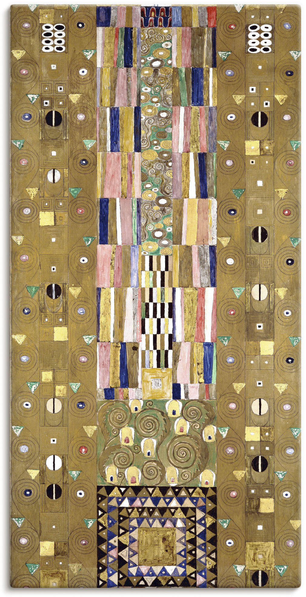 Artland Wandbild »Werkvorlage zum Stocletfries. Schmalwand«, Muster, (1 St.), als Leinwandbild, Poster, Wandaufkleber in verschied. Grössen Artland Wandbild »Werkvorlage zum Stocletfries. Schmalwand«, Muster, (1 St.), als Leinwandbild, Poster, Wandaufkleber in verschied. Grössen von Artland